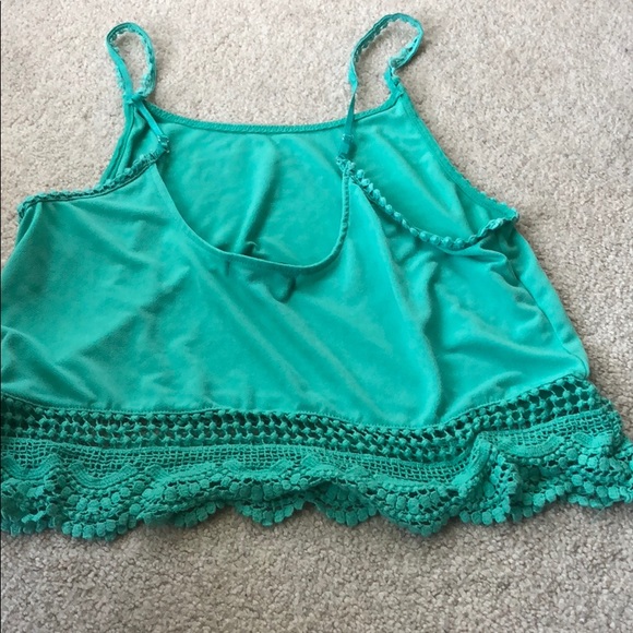 Green dressy tank - Picture 2 of 2